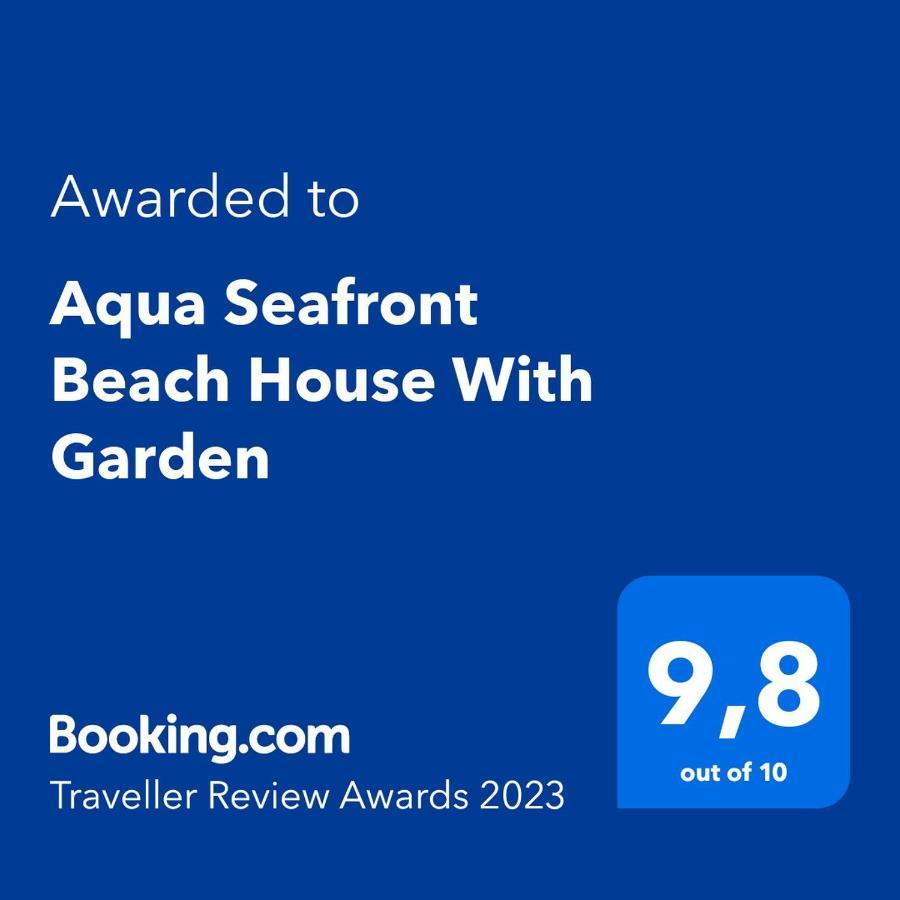 Aqua Seafront Glyfada Corfu Beach House With Garden Esterno foto