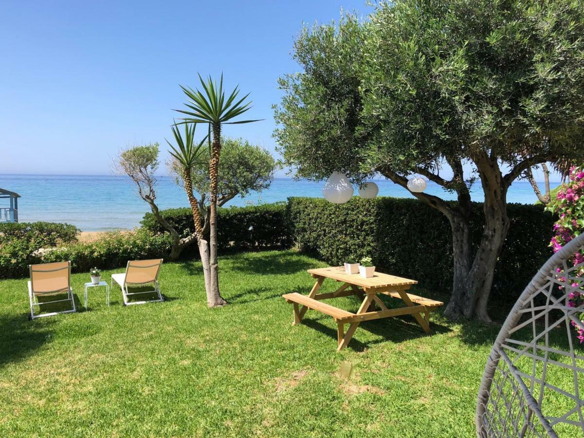 Aqua Seafront Glyfada Corfu Beach House With Garden Esterno foto