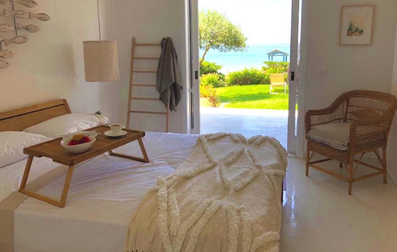 Aqua Seafront Glyfada Corfu Beach House With Garden Esterno foto